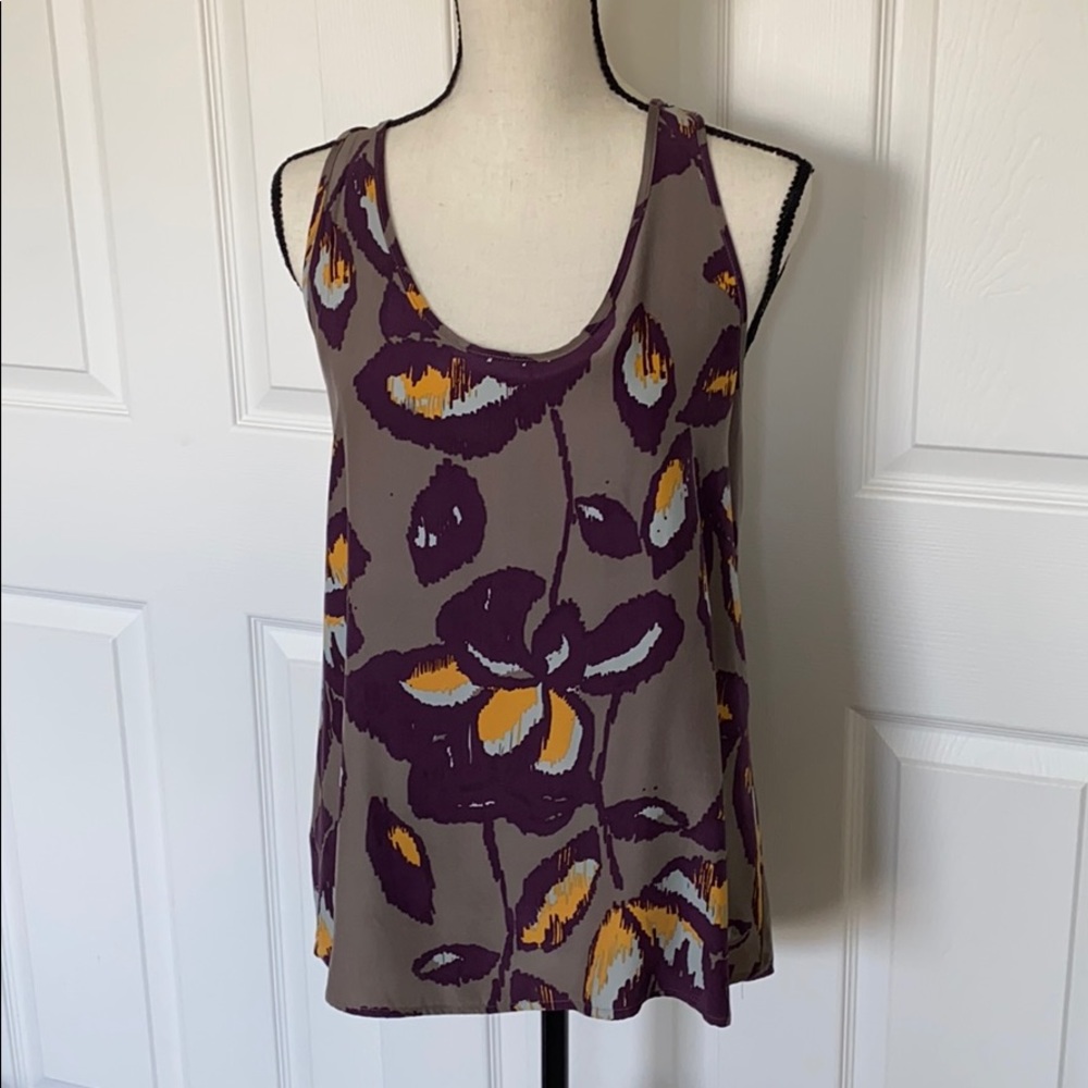Eight sixty silk tank
